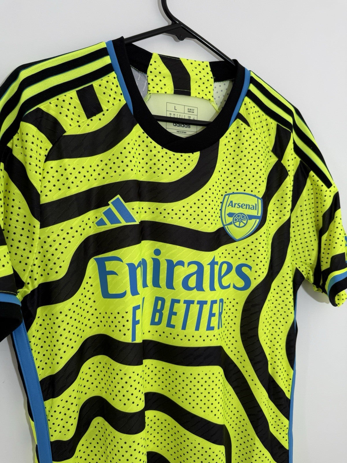 Arsenal Saliba #2 2023/24 Large Authentic Away Shirt Adidas BNWT HR6926