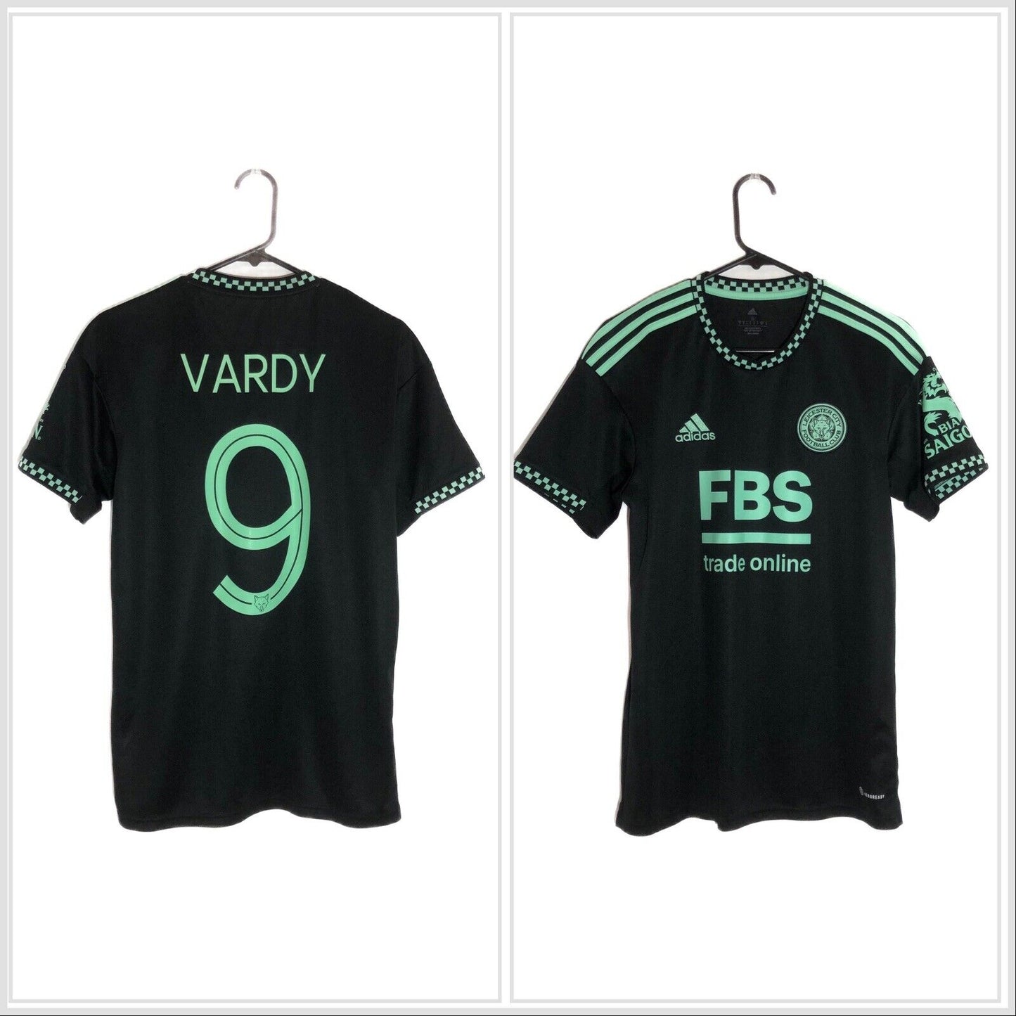 Vardy #9 Leicester City Away 2021/22 Small Shirt Excellent Condition IC3445