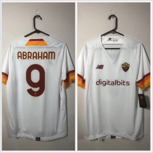 Abraham #9 AS Roma Away 2021/22 Large Shirt New Balance BNWT