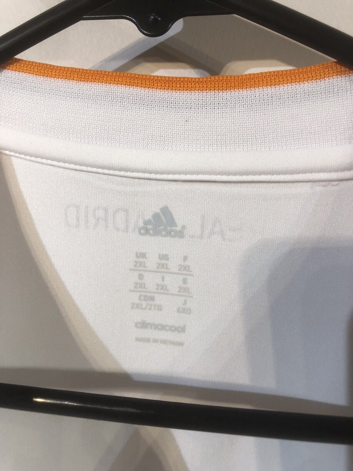 Pepe #3 Real Madrid 2013/14 XX-Large Home L Shirt Adidas Excellent Condition