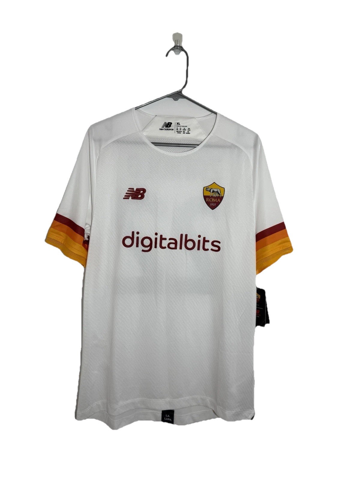 AS Roma Zaniolo #22 2021/22 XL Away Authentic Shirt New Balance BNWT MT130235
