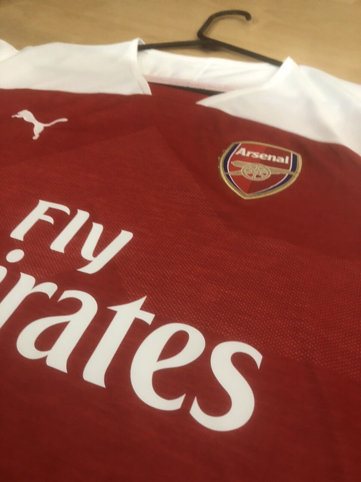 Xhaka #34 Arsenal 2018/19 Large Home Shirt Puma Excellent Condition 753209-12