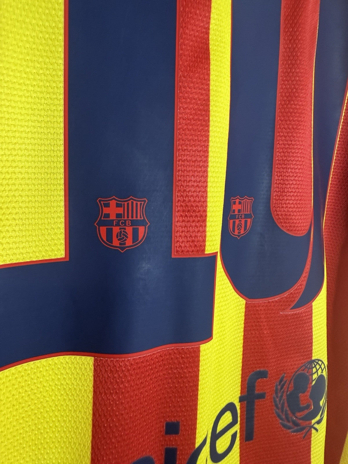 Barcelona Messi #10 2013/14 Medium Away Shirt Excellent Condition 532823-703