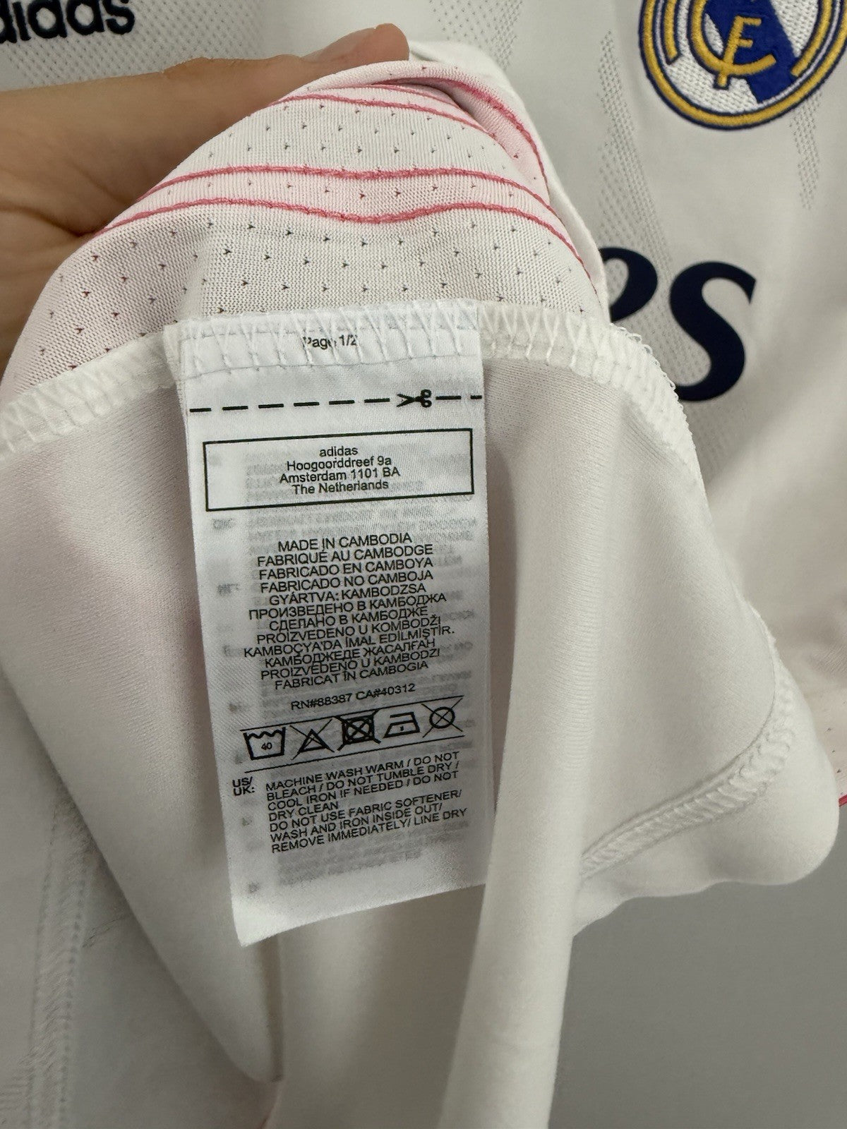 Real Madrid Rodrygo #25 2020/21 Medium Home Shirt BNWT FM4735