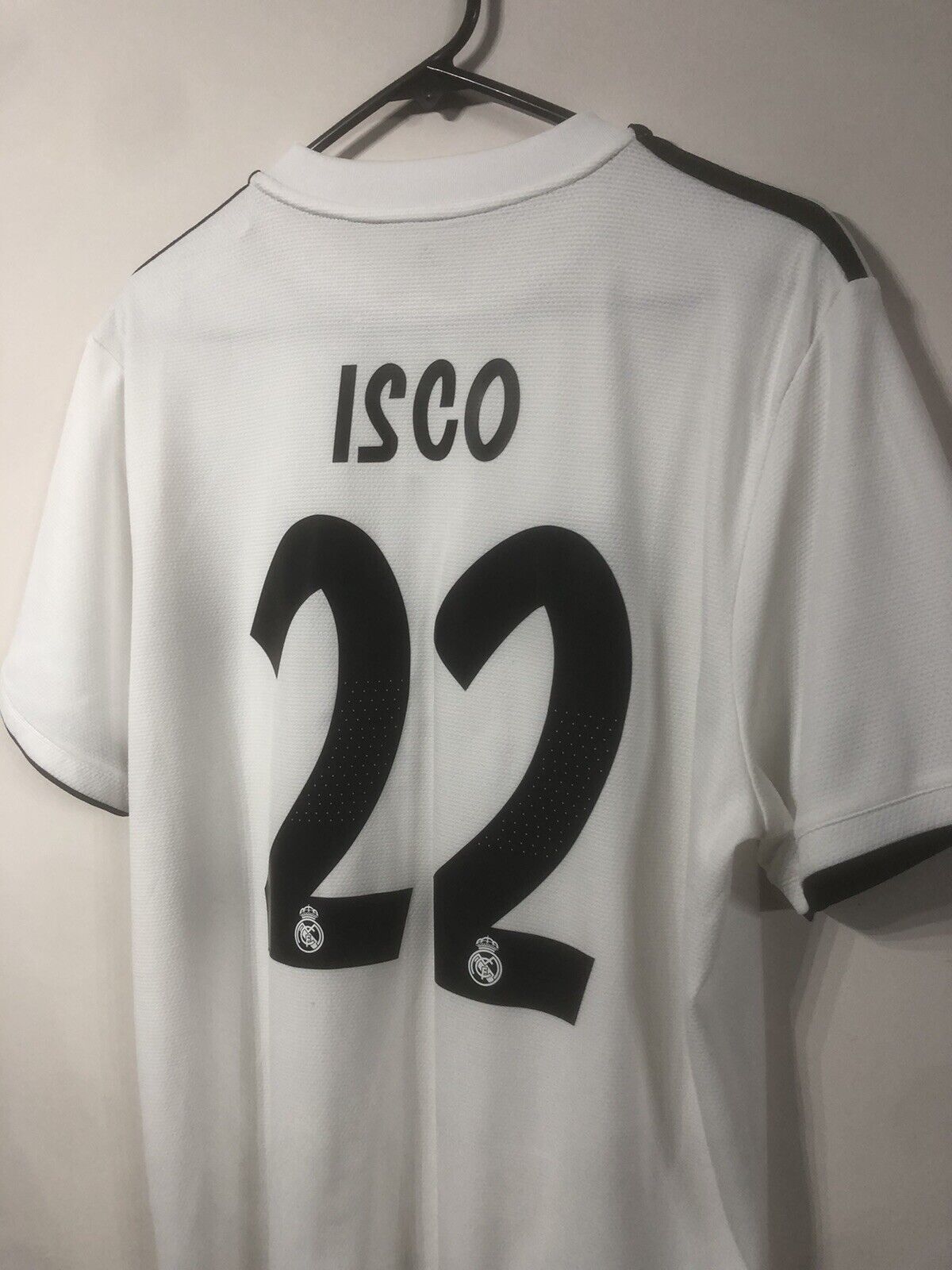 Isco 22 Real Madrid 2018 19 Home Large Shirt Adidas Excellent Condition Cg0550