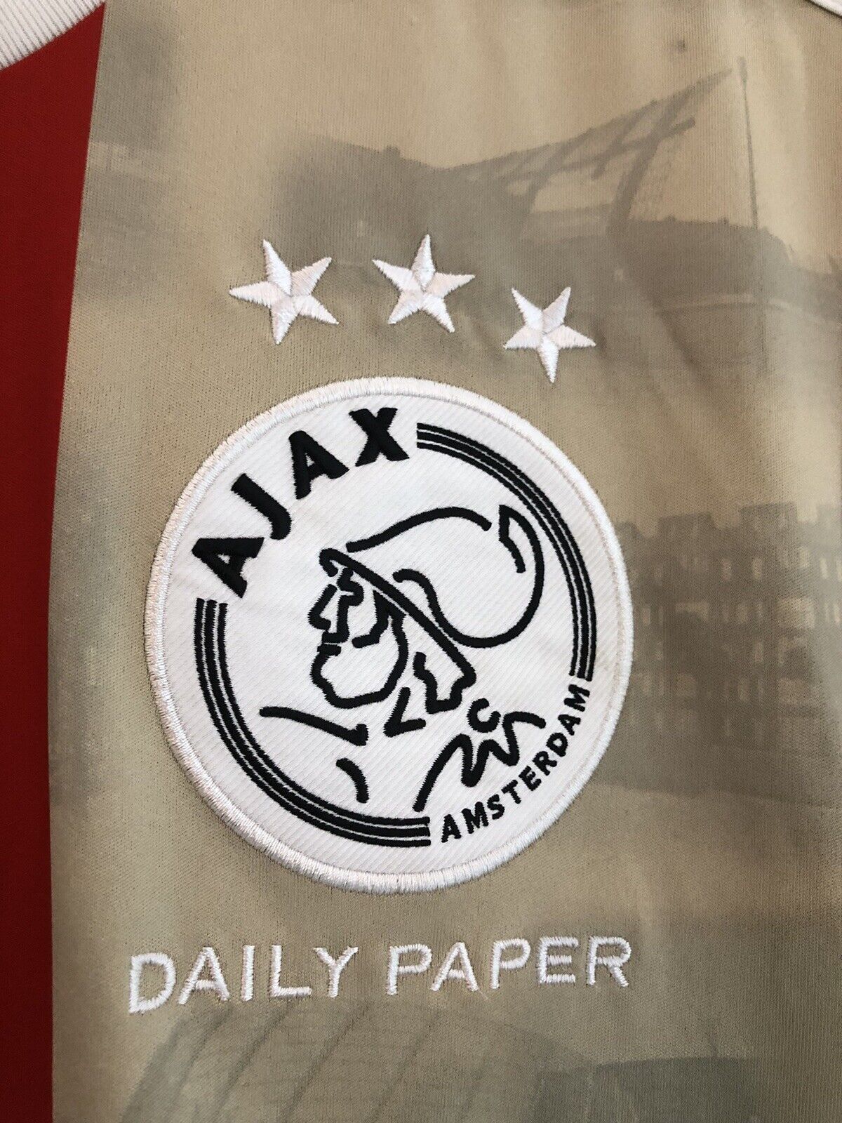 J Timber #2 Ajax Amsterdam Daily Paper Medium 2021/22 3rd Excellent Condition HG1393
