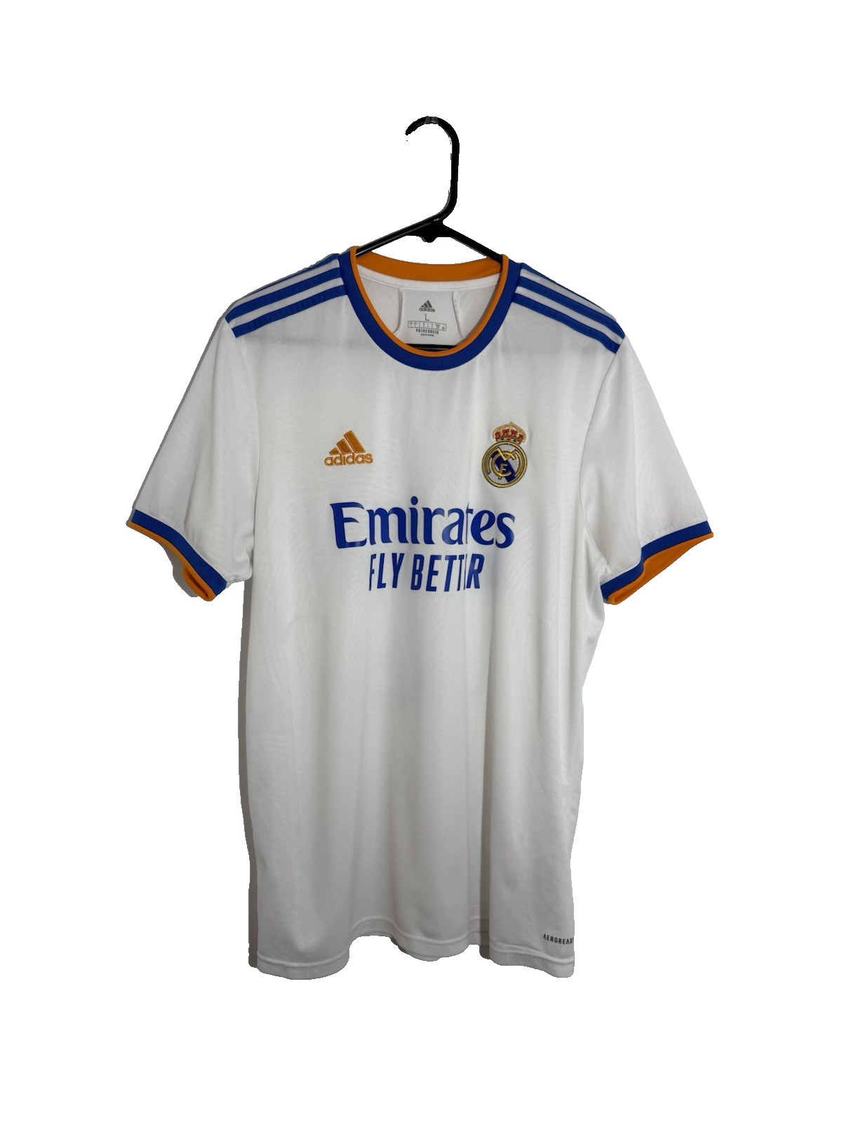 Real Madrid Isco #22 2021/22 Large Home Shirt Adidas Excellent Condition GQ1359
