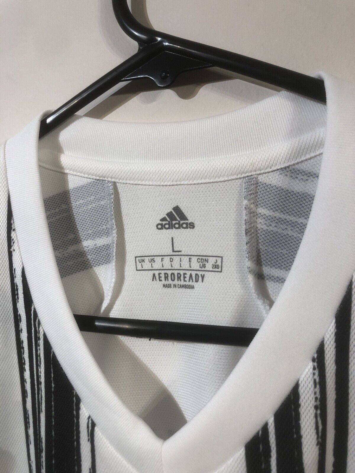 Kulusevski #44 Juventus 2020/21 Large Home Football Shirt Adidas BNWT
