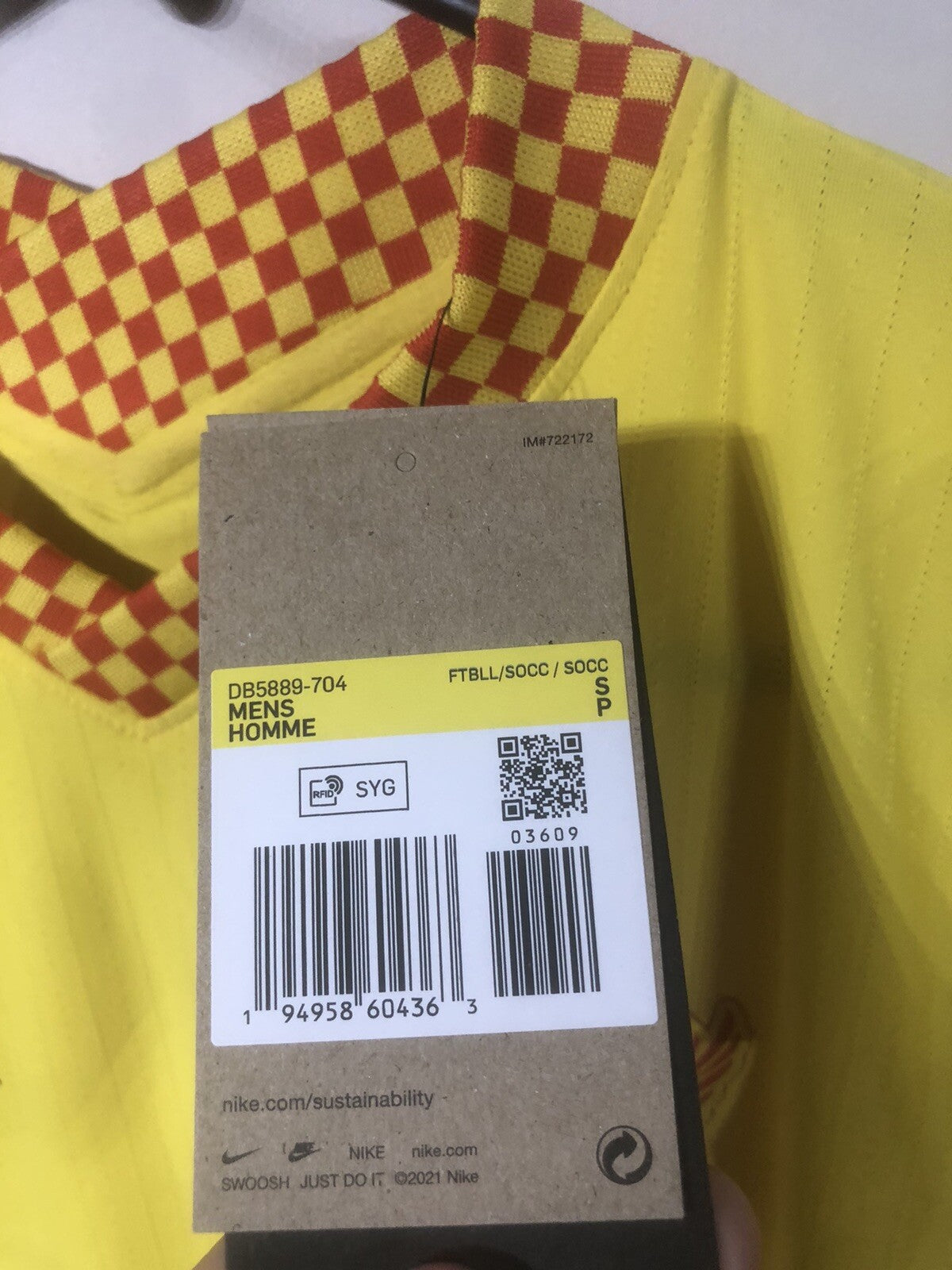Liverpool Firmino #9 2021/22 Small 3rd DriFitAdv Shirt BNWT DB5889-688