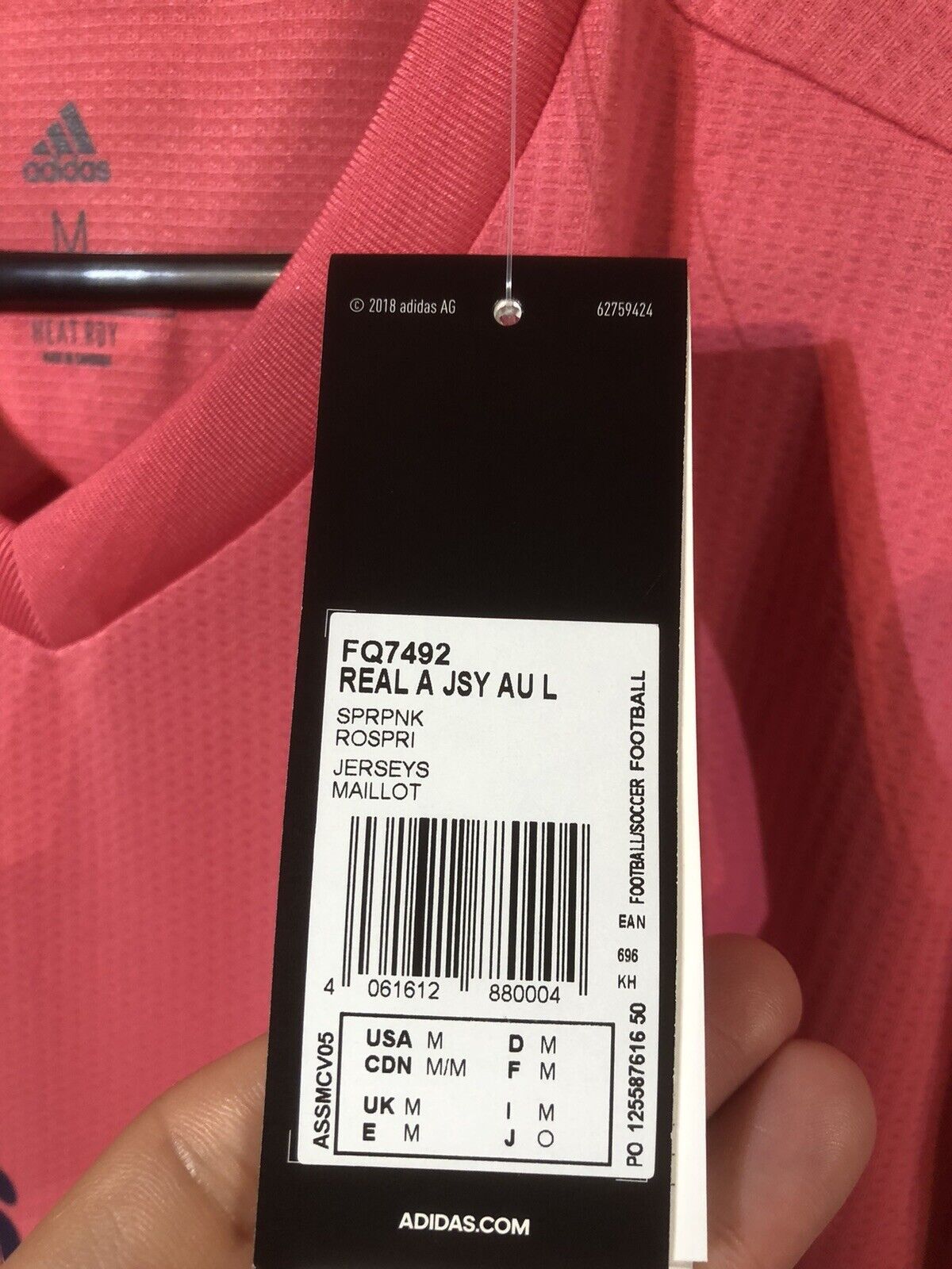 Benzema #9 Real Madrid 2020/21 Medium Authentic Long Sleeve Away Shirt BNWT