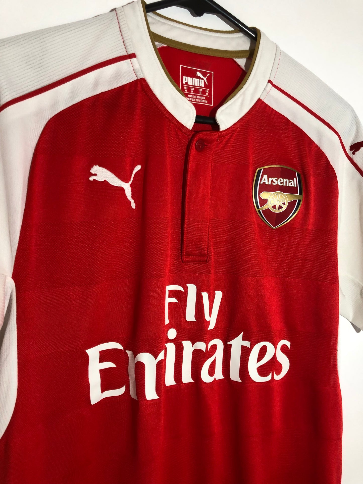 Arsenal 2015/16 Medium Home Shirt Puma Excellent Condition 747566