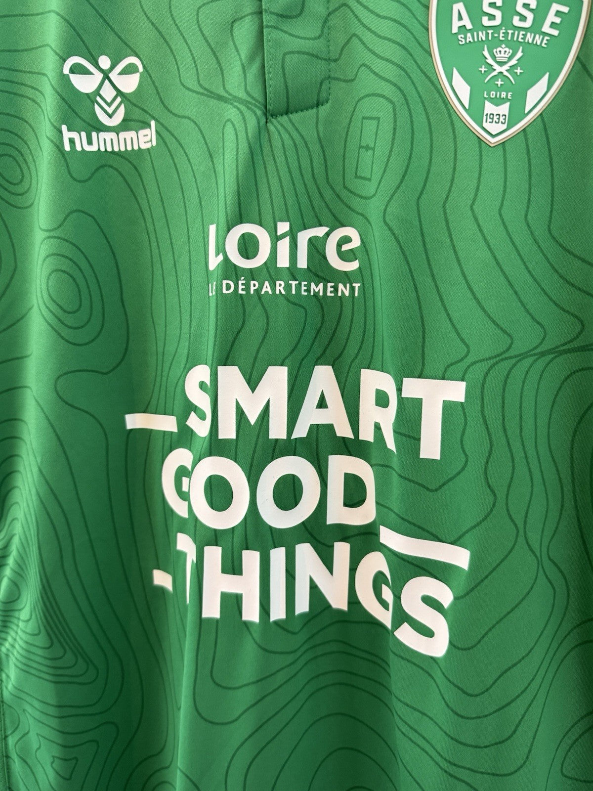 AS Saint-Étienne 2022/23 Medium Home Shirt Hummel Excellent Condition
