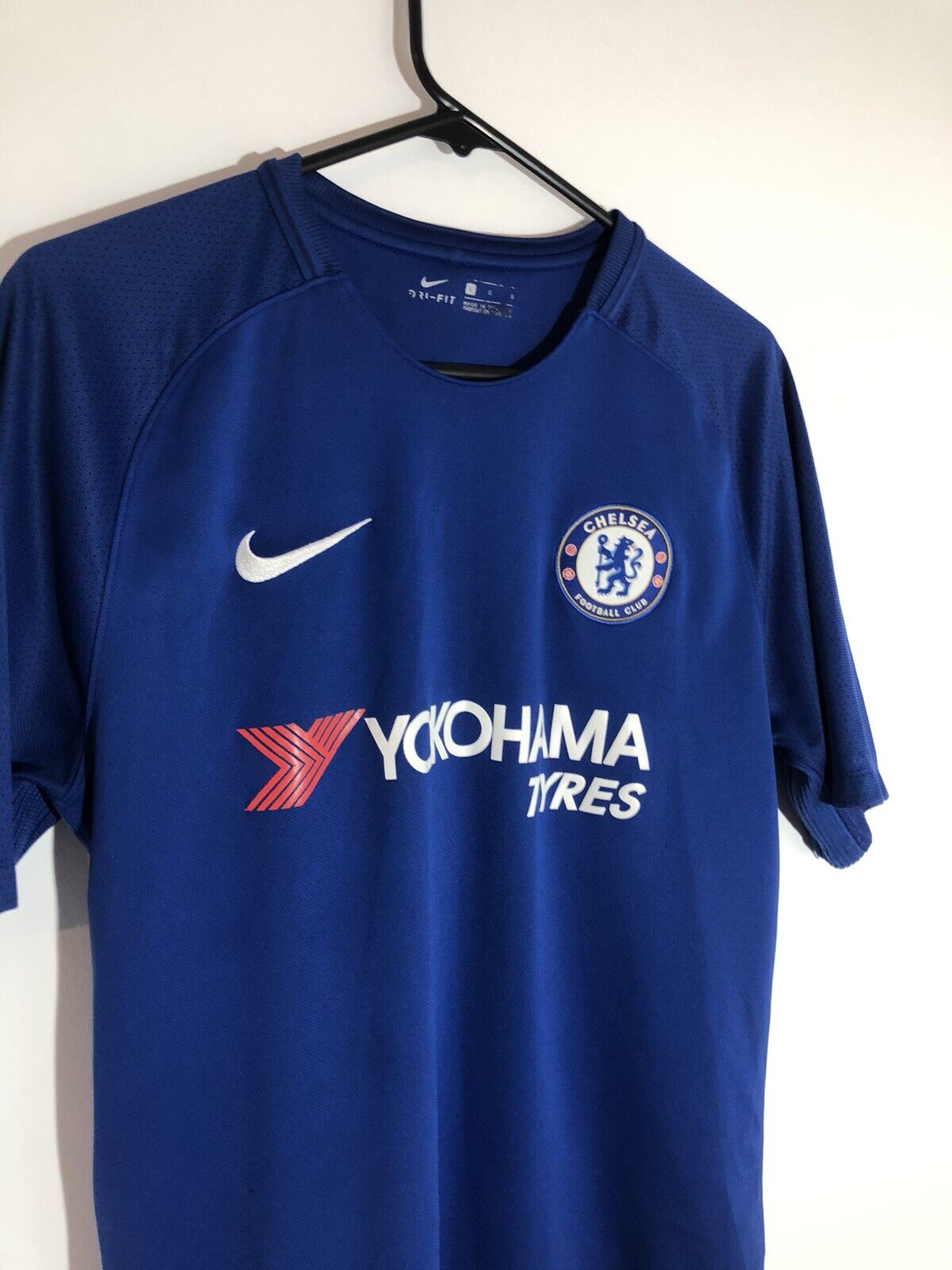Hazard #10 Chelsea Large 2017/18 Home Shirt Nike Excellent Condition 905513-496