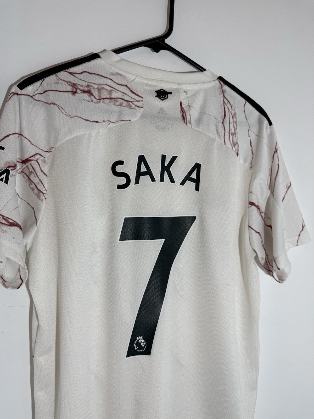 Arsenal Saka #7 2020/21 Large Away Shirt Adidas Excellent Condition EH5815