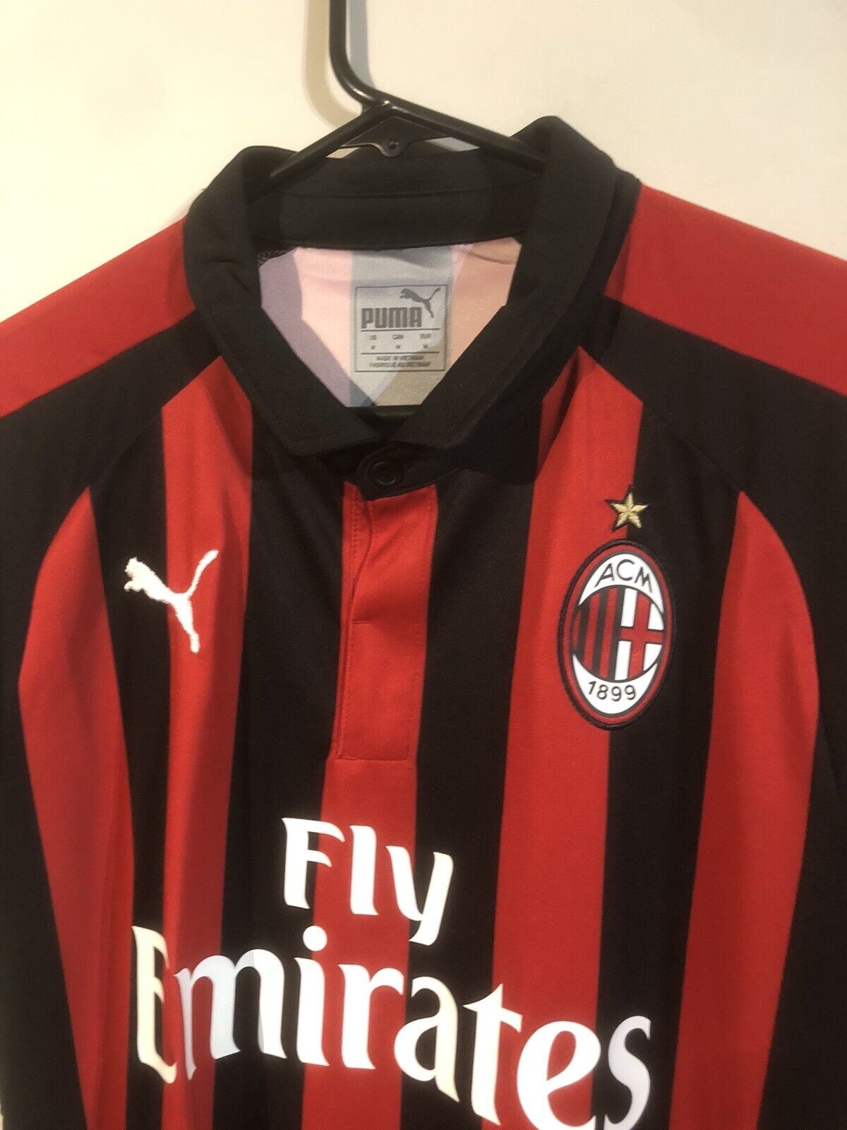 Cutrone #63 AC Milan 2018/19 Medium Home Football Shirt Jersey Trikot Puma BNWT