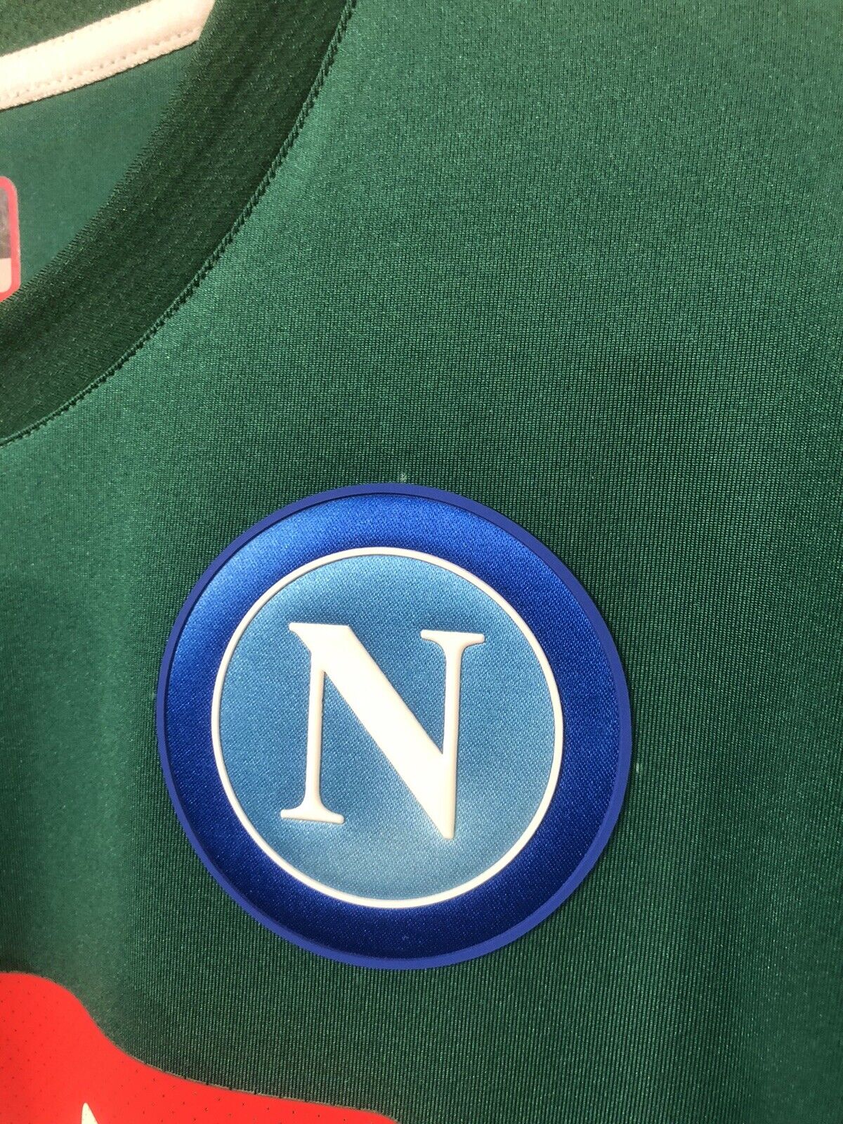 Reina #25 SSC Napoli 2017/18 XXL Goalkeeper Kappa Kombat Slim Home Shirt BNWT