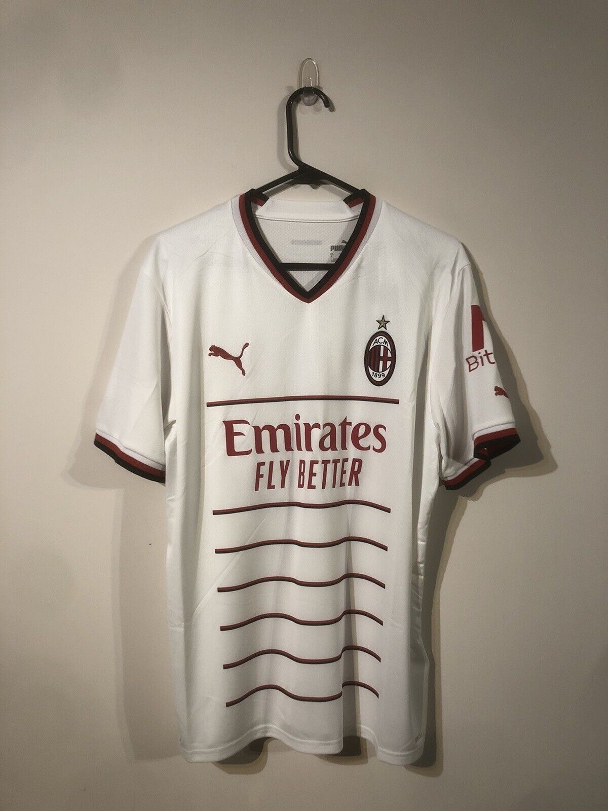 Theo #19 AC Milan Large 2022/23 Away Football Shirt Jersey Puma BNWT