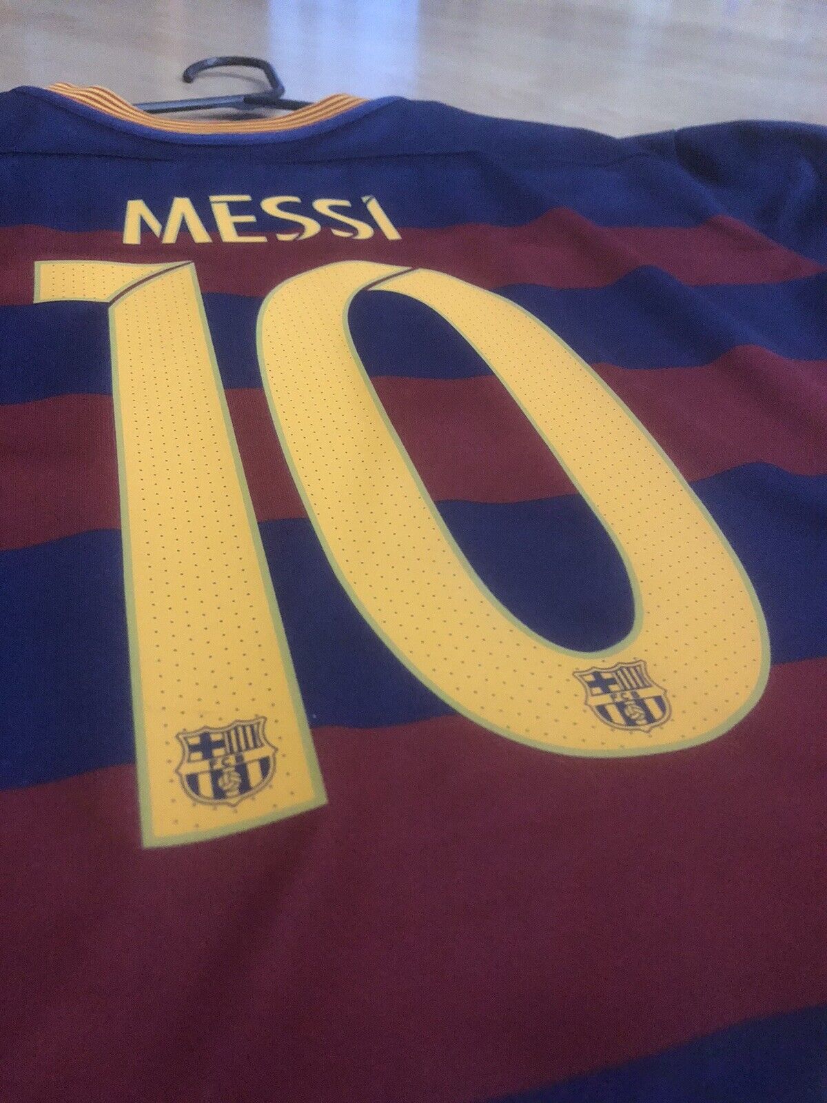 Messi 10 Barcelona 2015 16 Home Xl Shirt Nike Excellent Condition 658794 422