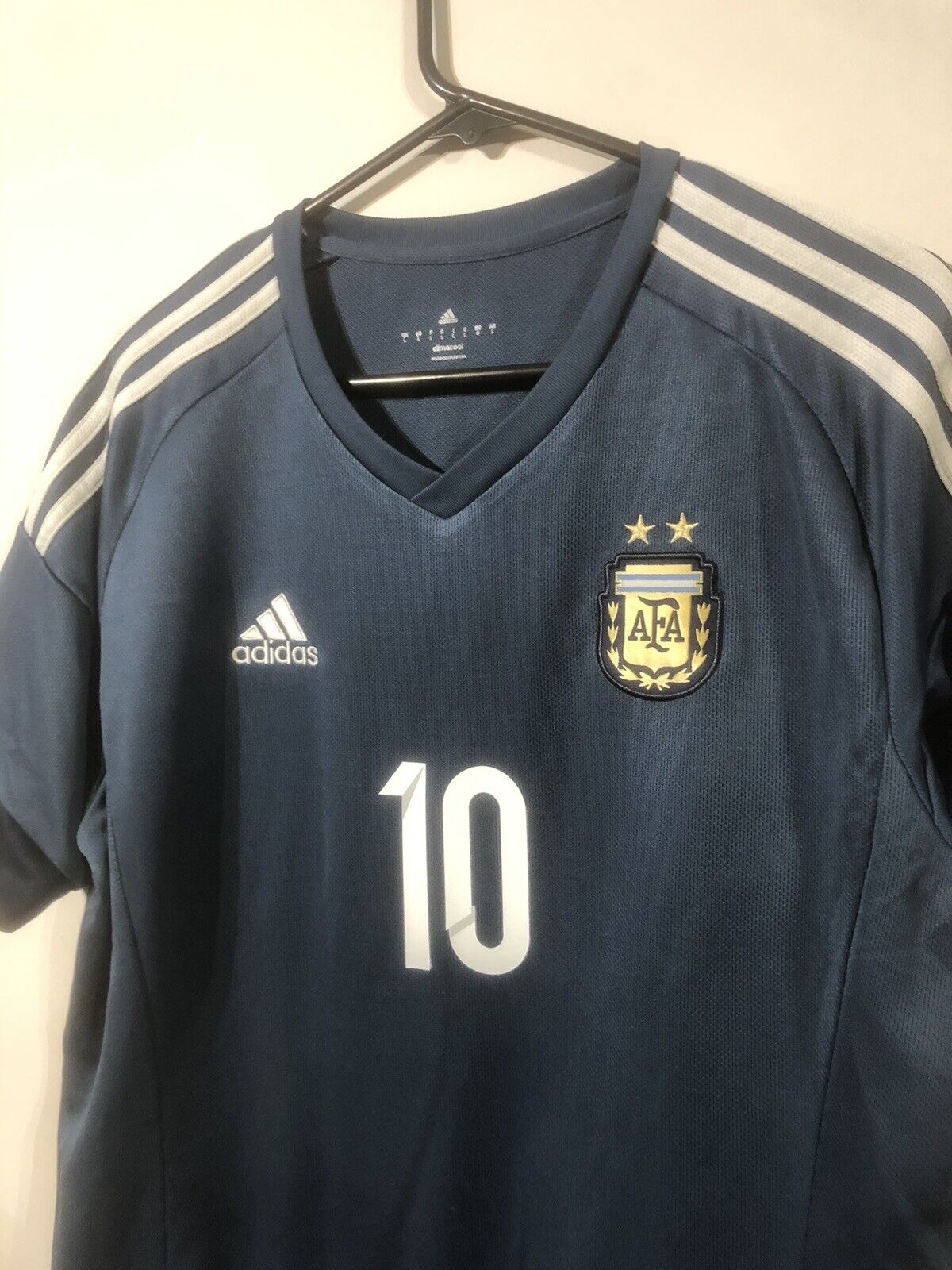 Argentina 2016/17 Large Away Shirt Jersey Adidas Copa America Very Good Conditio
