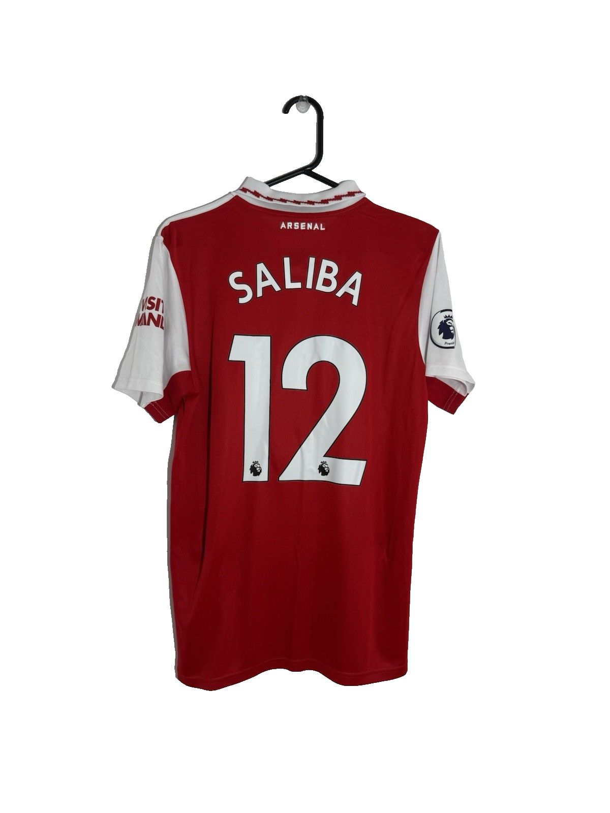 Arsenal Saliba #12 2022/23 Medium Home Shirt Excellent Condition H35903