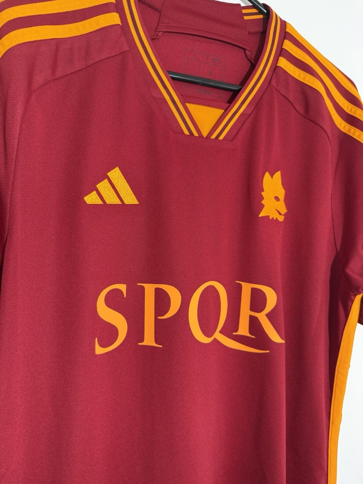 AS Roma Pellegrini #7 2023/24 Large Home Shirt Excellent Condition IK7166