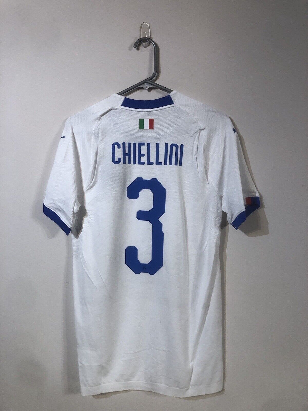 Chiellini #3 Italy 2018 Home X-Large Football Shirt Puma BNWT