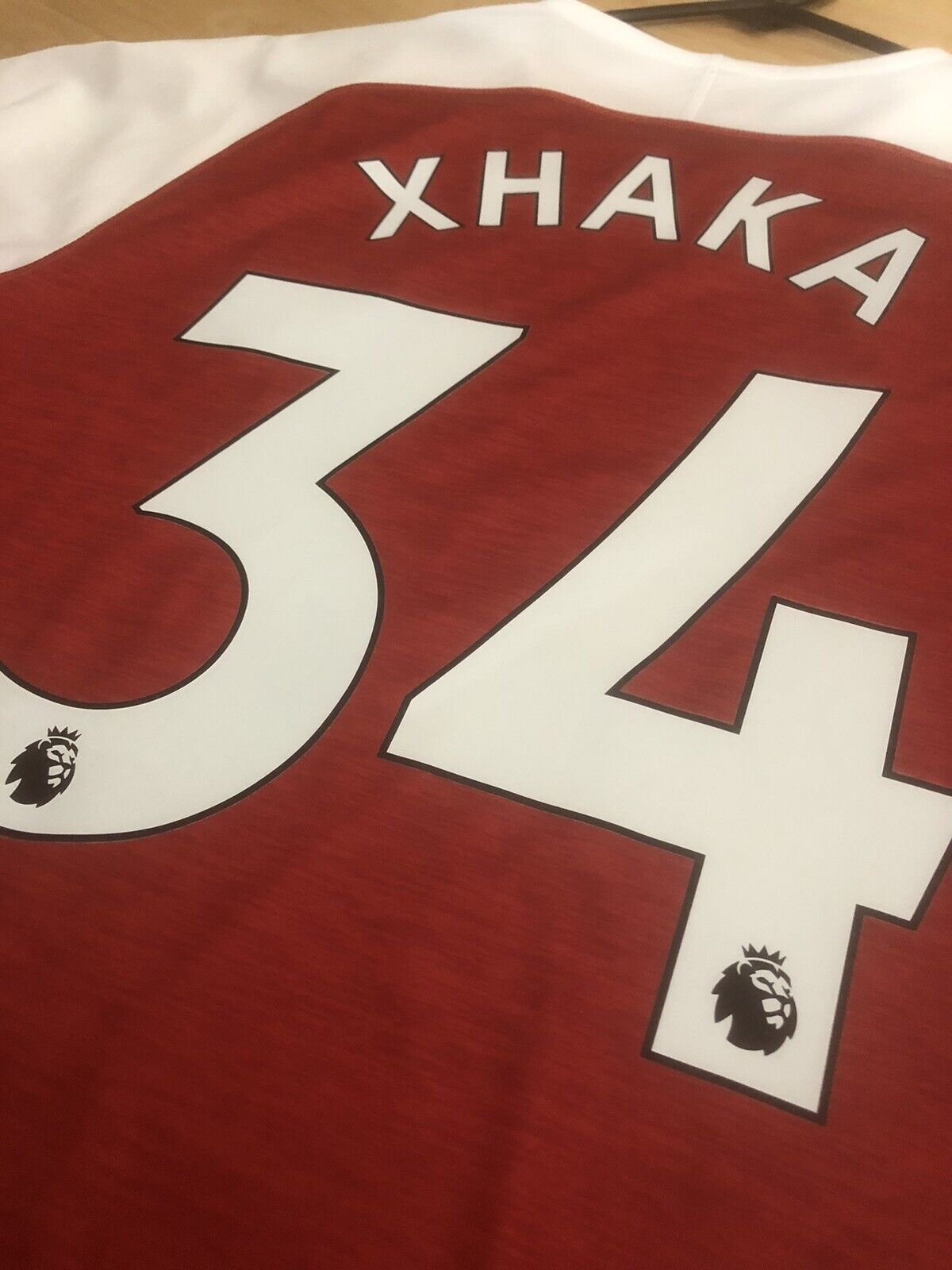 Xhaka #34 Arsenal 2018/19 Xl Home Shirt Puma Excellent Condition 753209-12