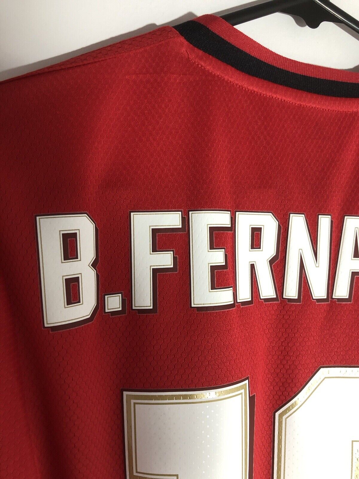 B Fernandes 18 Manchester United Small 2019 20 Home Shirt Excellent Cond Ed7386