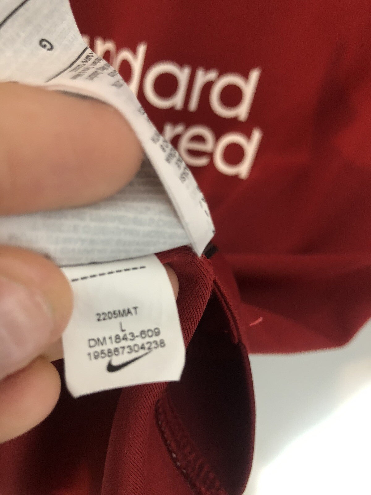 Liverpool M Salah #11 2022/23 Large Home Nike Excellent Condition DM1843-609