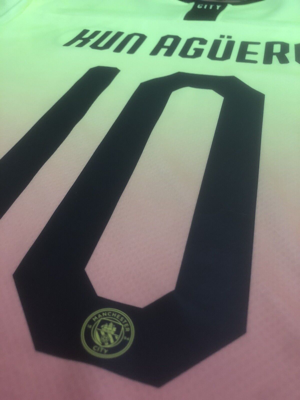 Kun Aguero Manchester City 2019 20 Xl CL 3rd Excellent Condition 755594 03