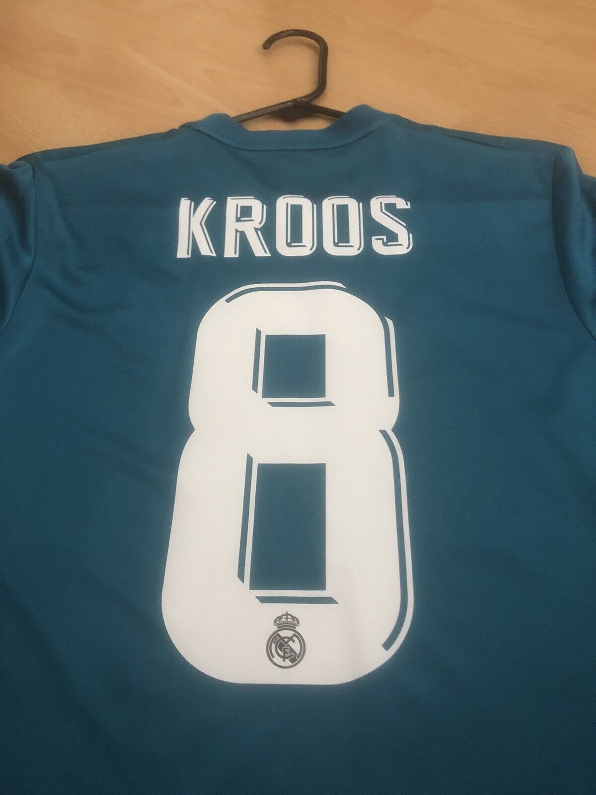 Kroos 8 Real Madrid 2017 18 Small 3rd Shirt Adidas Excellent Condition Br3539