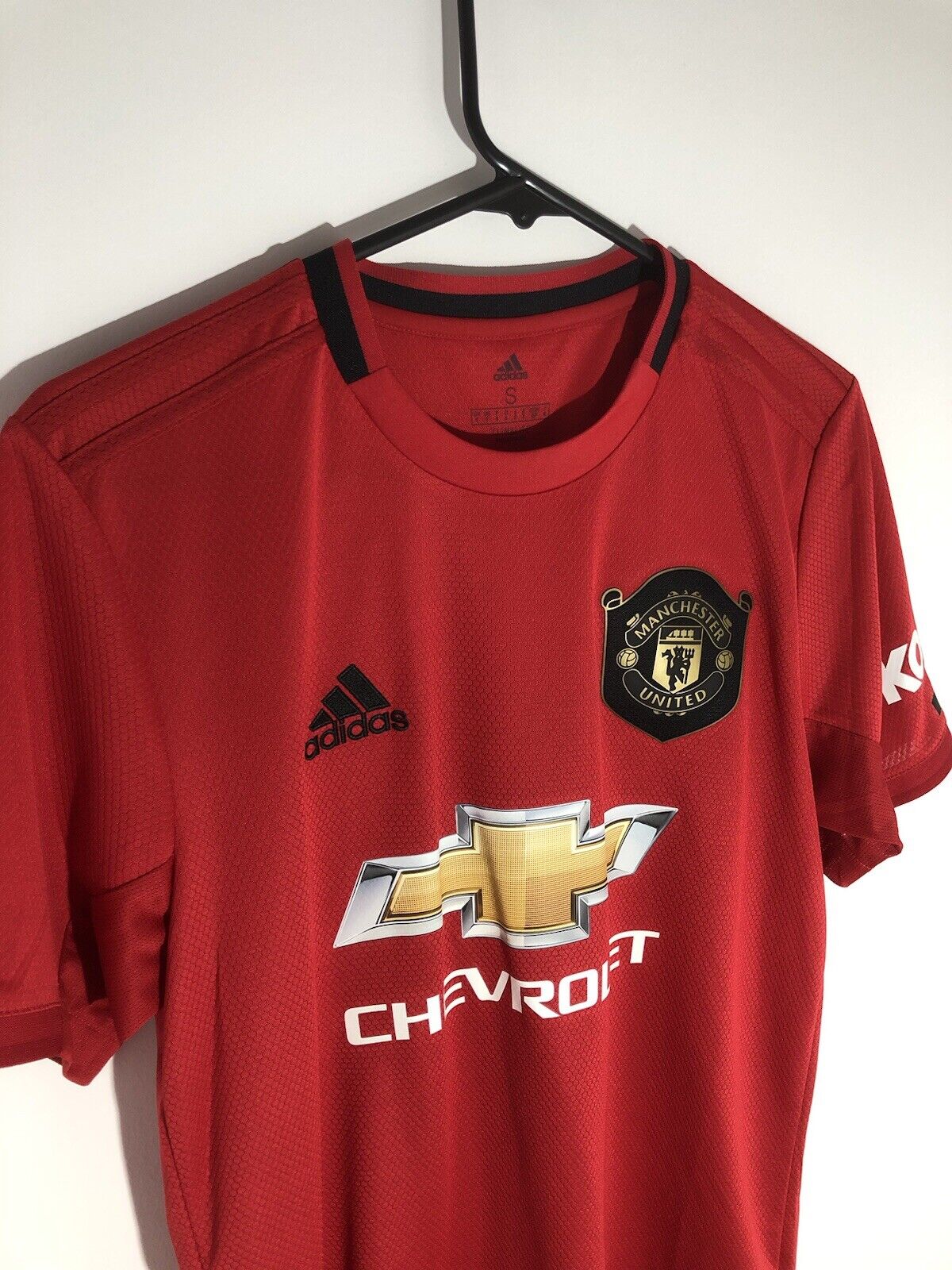 B Fernandes 18 Manchester United Small 2019 20 Home Shirt Excellent Cond Ed7386