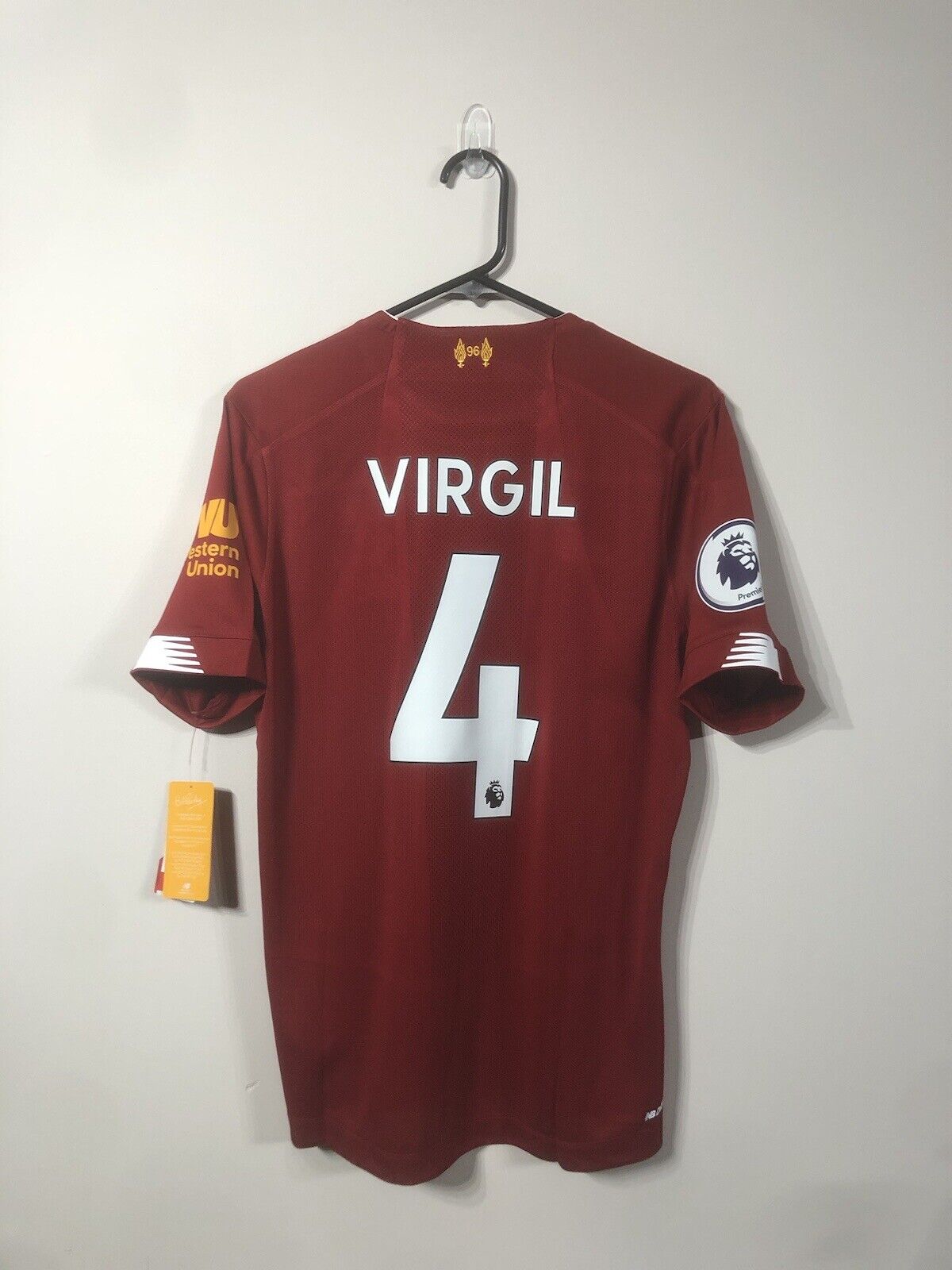 Virgil #4 Liverpool Small 2019/20 Home Shirt Jersey New Balance BNWT MT930000