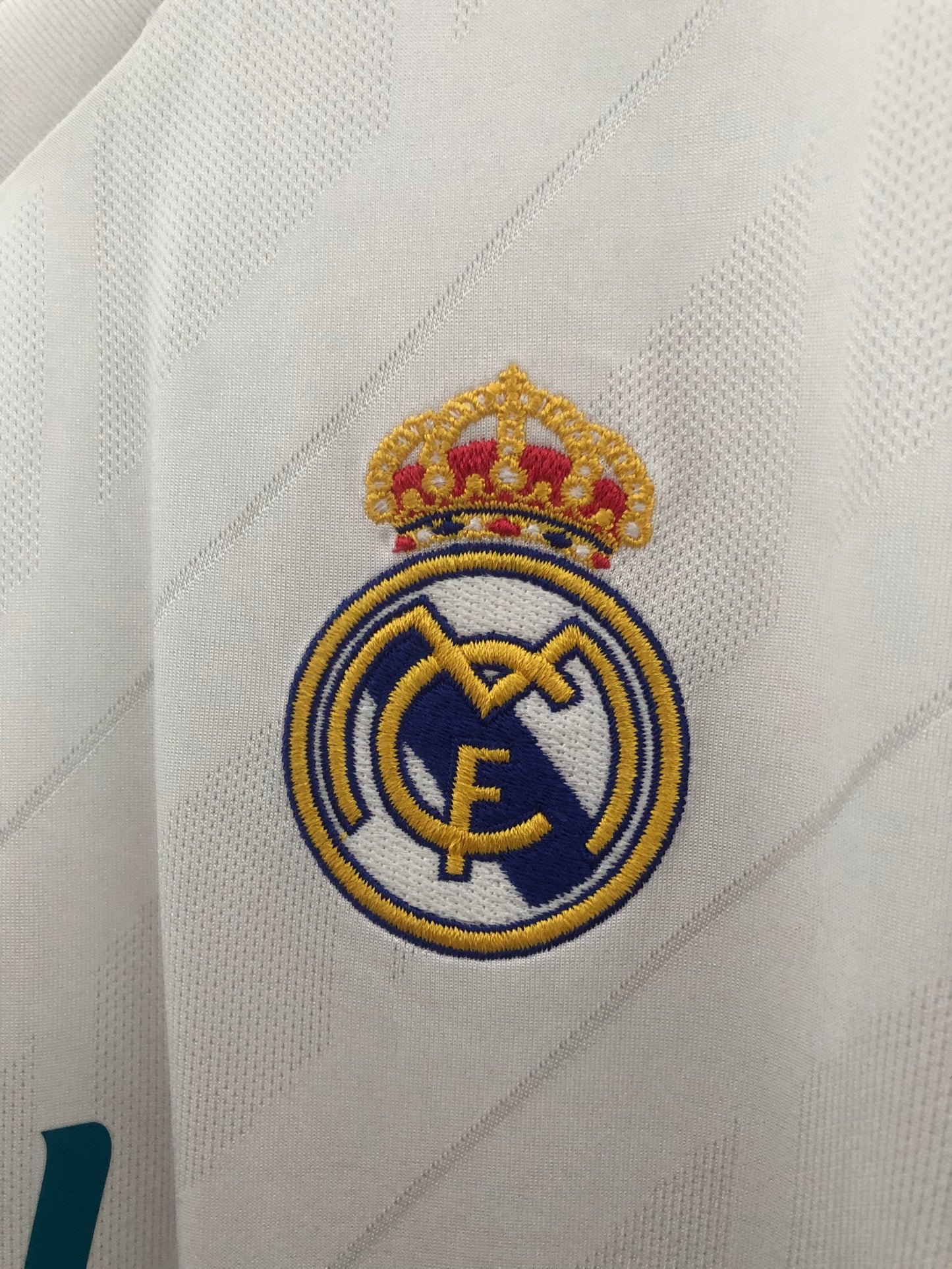 Ronaldo #7 Real Madrid 2017/18 Medium Home Shirt Excellent Condition AZ8059