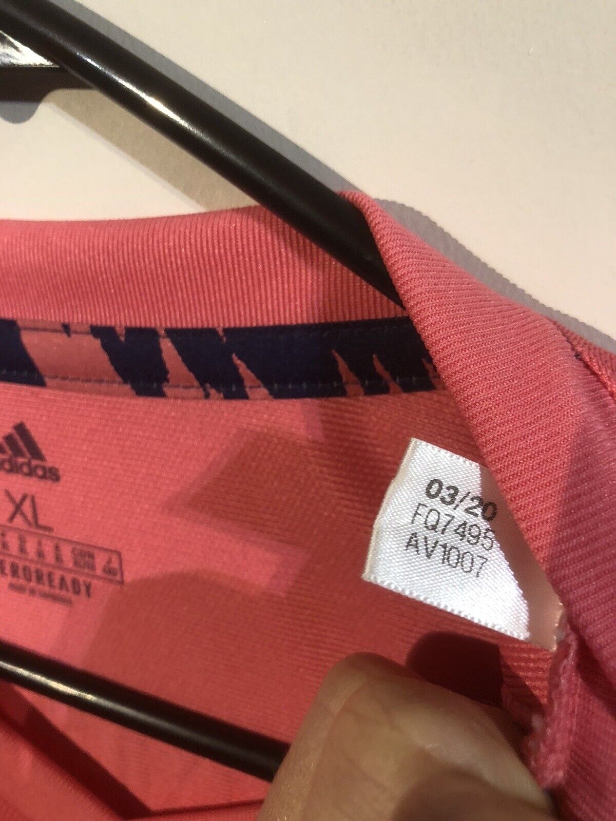 Vinicius Jr #20 Real Madrid 2020/21 X-Large 3rd Shirt Excellent Condition