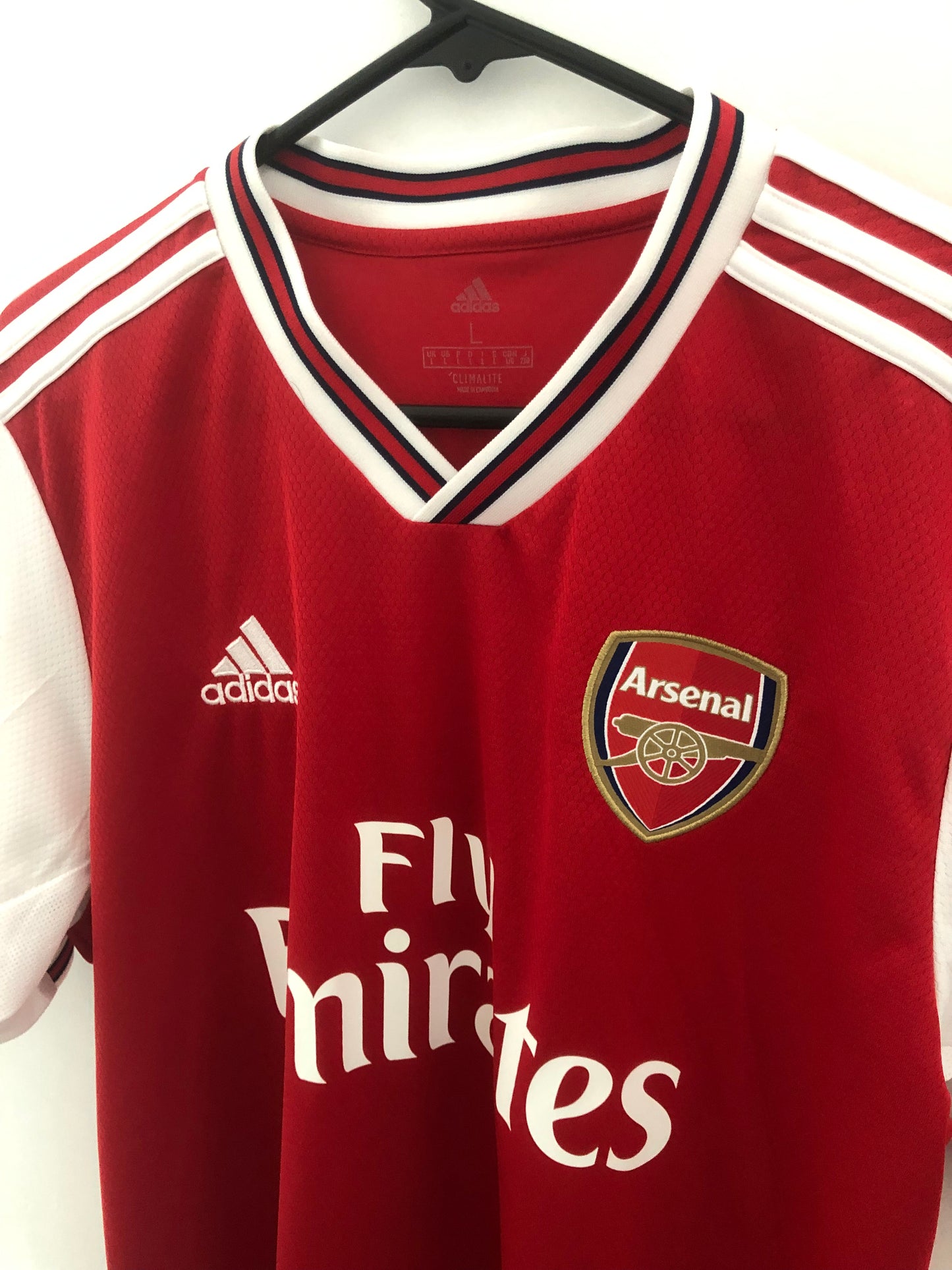 Saka #77 Arsenal 2019/20 Large Home Shirt Excellent Condition EH5637