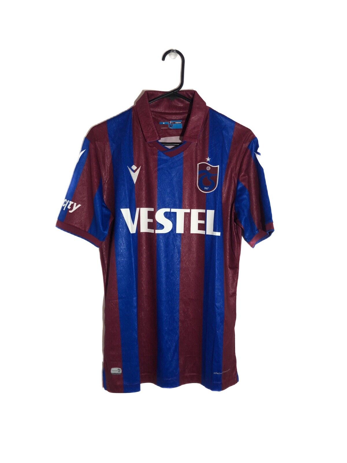 Trabzonspor Medium Authentic Home 2020 21 Shirt Macron Excellent Condition