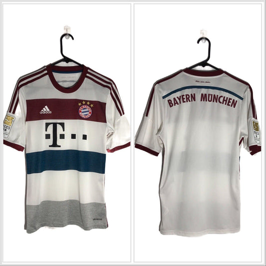 Bayern Munich 2014 15 Small Away Shirt Adidas Excellent Condition F48414