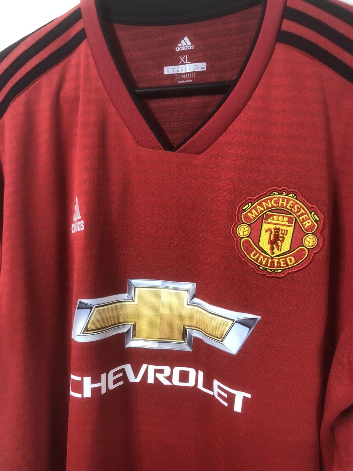 Lindelof #2 Manchester United XL 2018/19 Home Shirt Excellent Condition