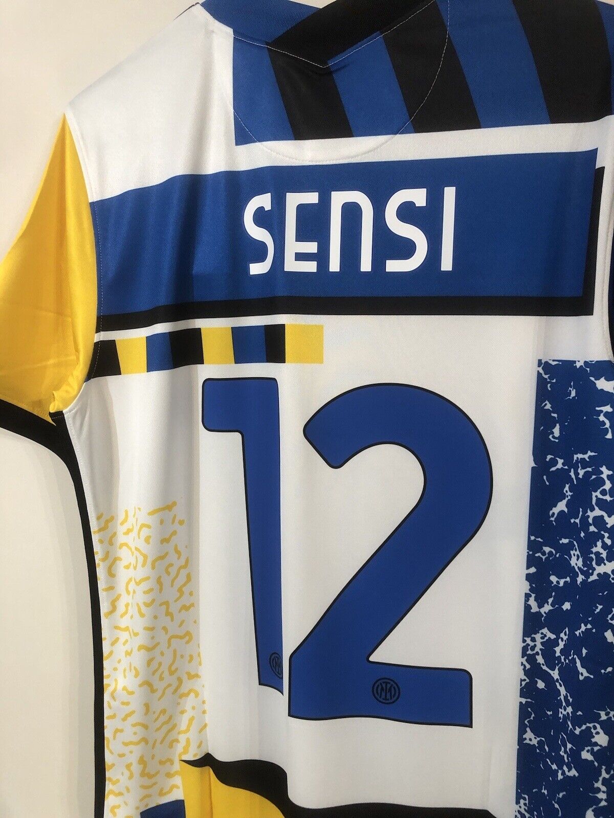 Sensi #12 Inter Milan 2020/21 Fourth Medium Football Shirt Jersey Nike BNWT