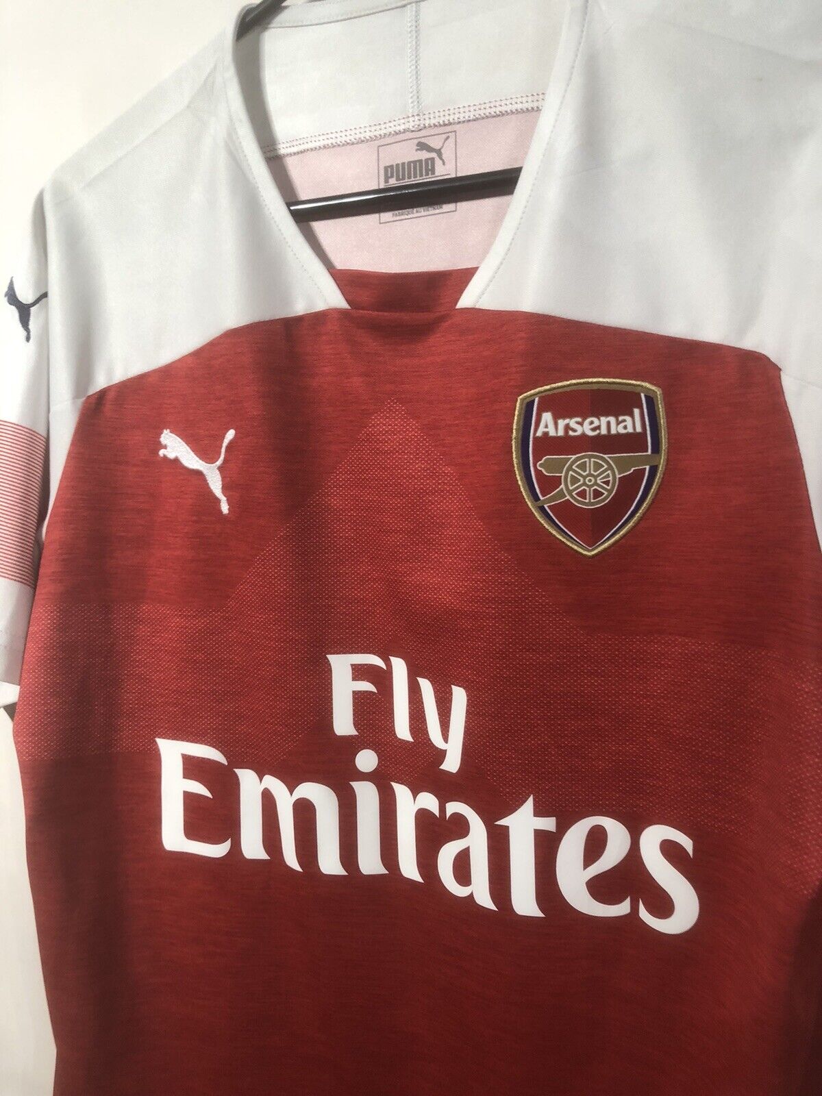 Ozil #10 Arsenal 2018/19 Large Home Shirt Puma Very Good Condition 753209-12