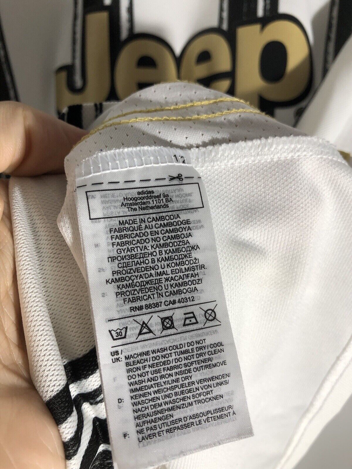 Cuadrado #16 Juventus 2020/21 Medium Home Shirt Adidas Excellent Conditio EI9894