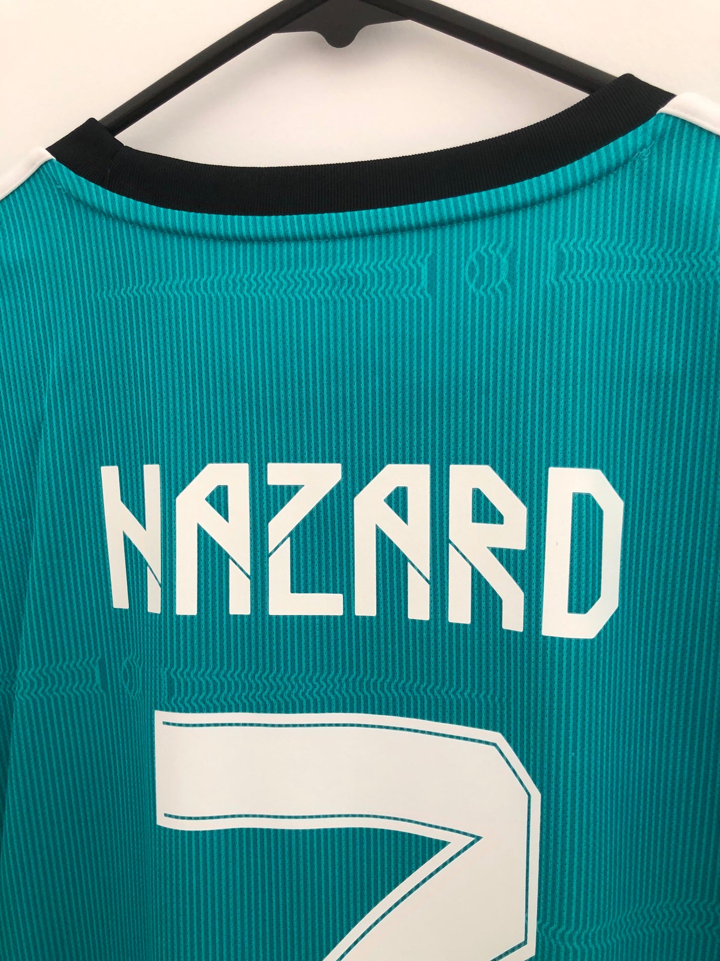 Hazard #7 Real Madrid 2021/22 Medium CL 3rd Shirt Excellent Condition H40951