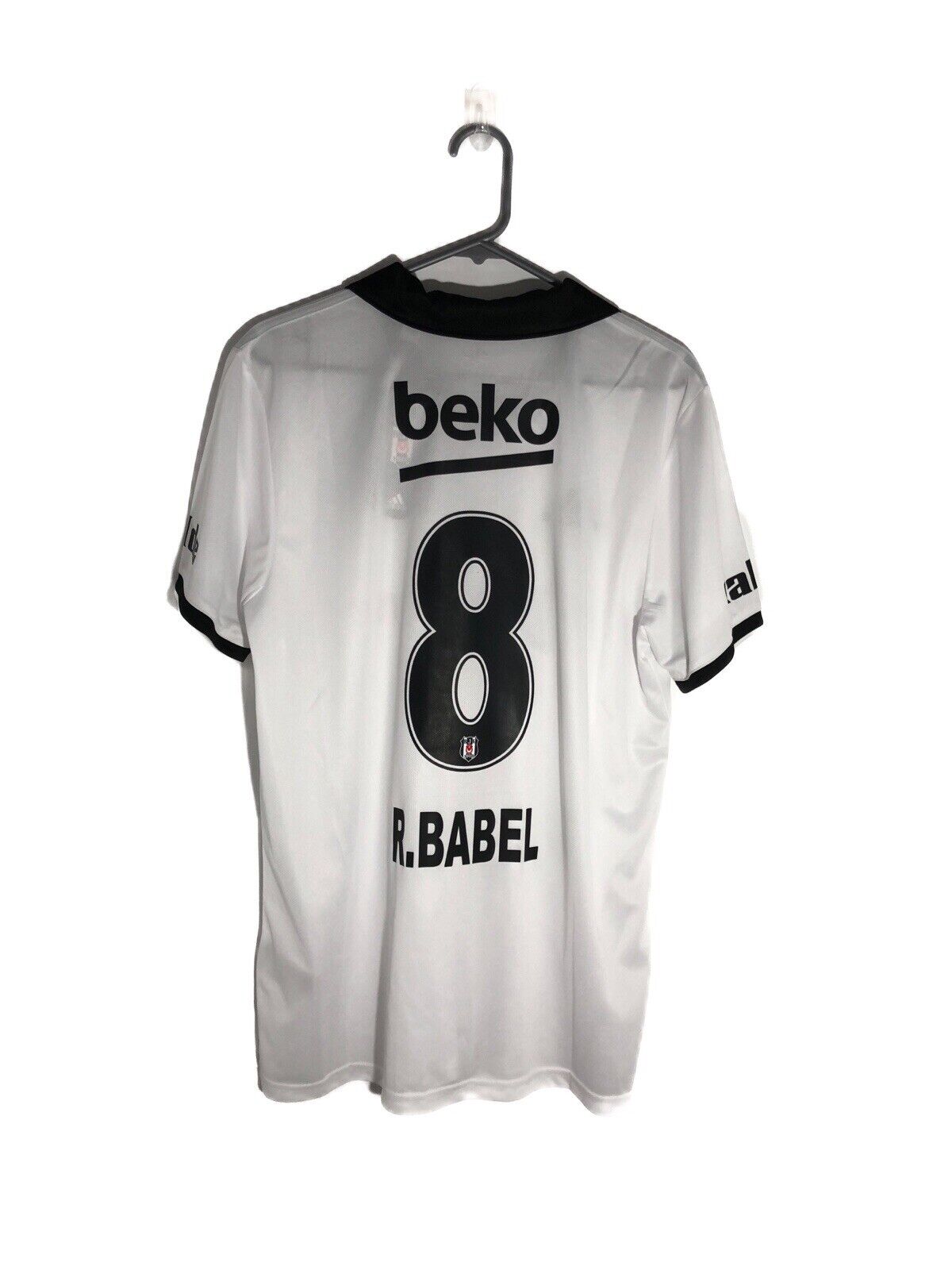 R Babel 8 Besiktas Large Home 2018 19 Shirt Adidas Excellent Condition Cg0691