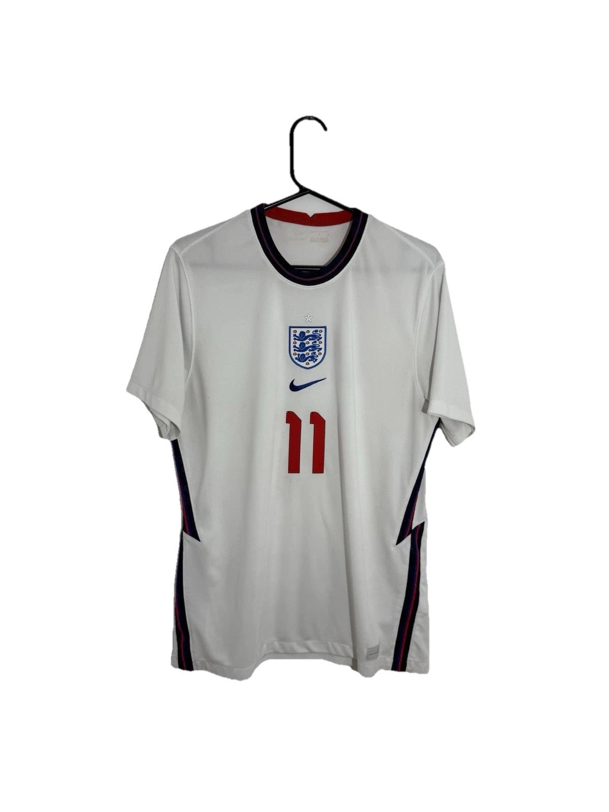 England Rashford #11 2020 Large Home Shirt Excellent Condition CD0697-100