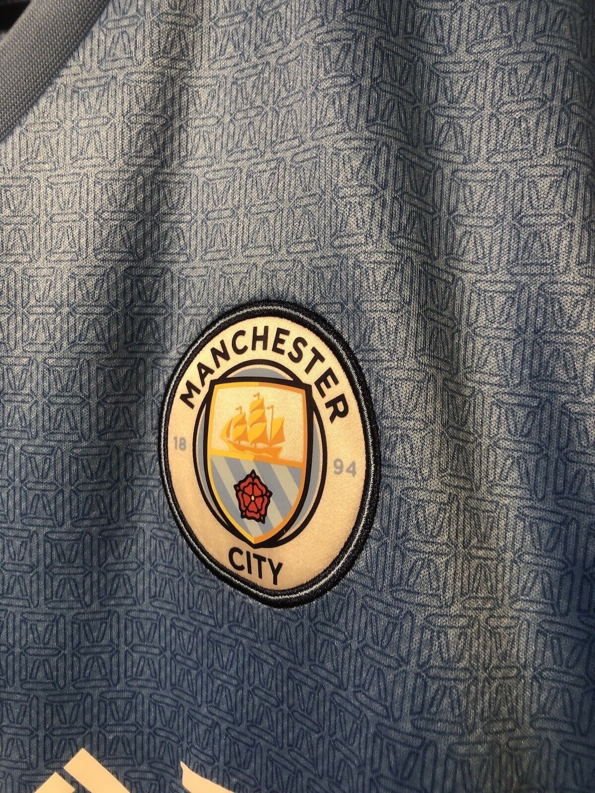 Stones #5 Manchester City 2021/22 Large Home Shirt Puma Very Good Condition