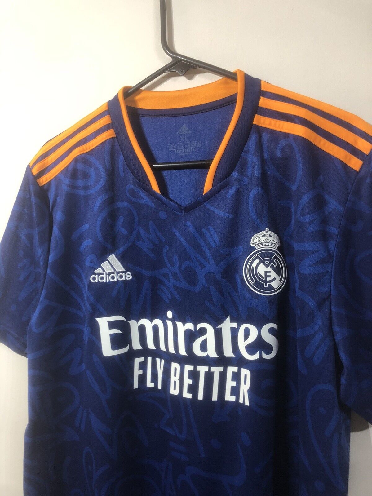 Hazard #7 Real Madrid 2021/22 XL Away Shirt Excellent Condition