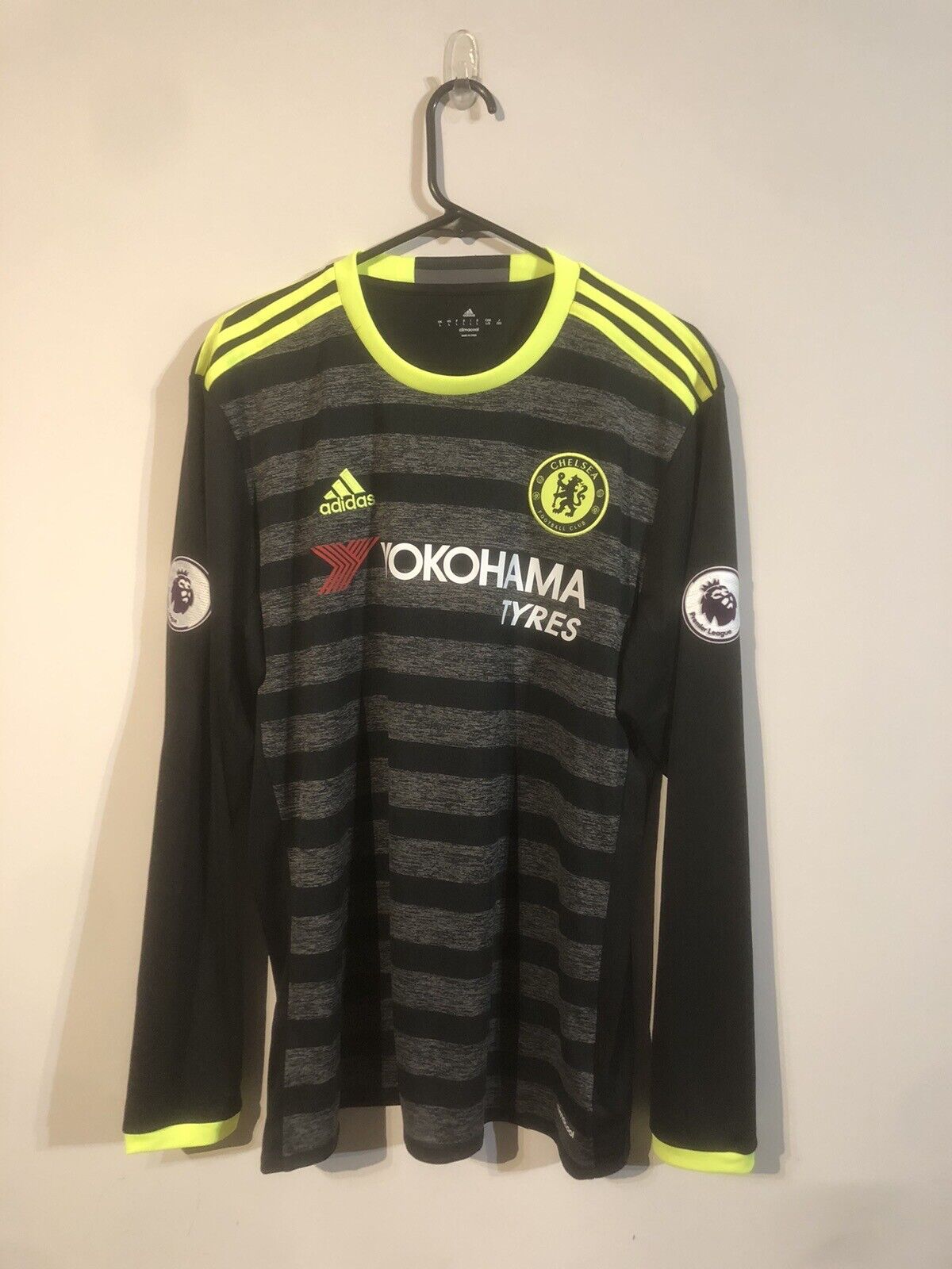 Terry #26 Chelsea 2016/17 Large L/S Away Football Shirt Adidas BNWT