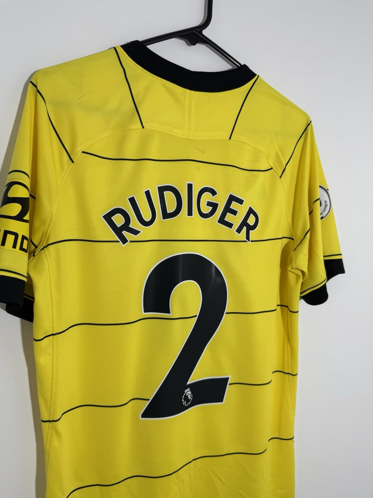 Chelsea Rudiger #2 2021/22 Medium Away Nike Very Good Condition CV7888-732
