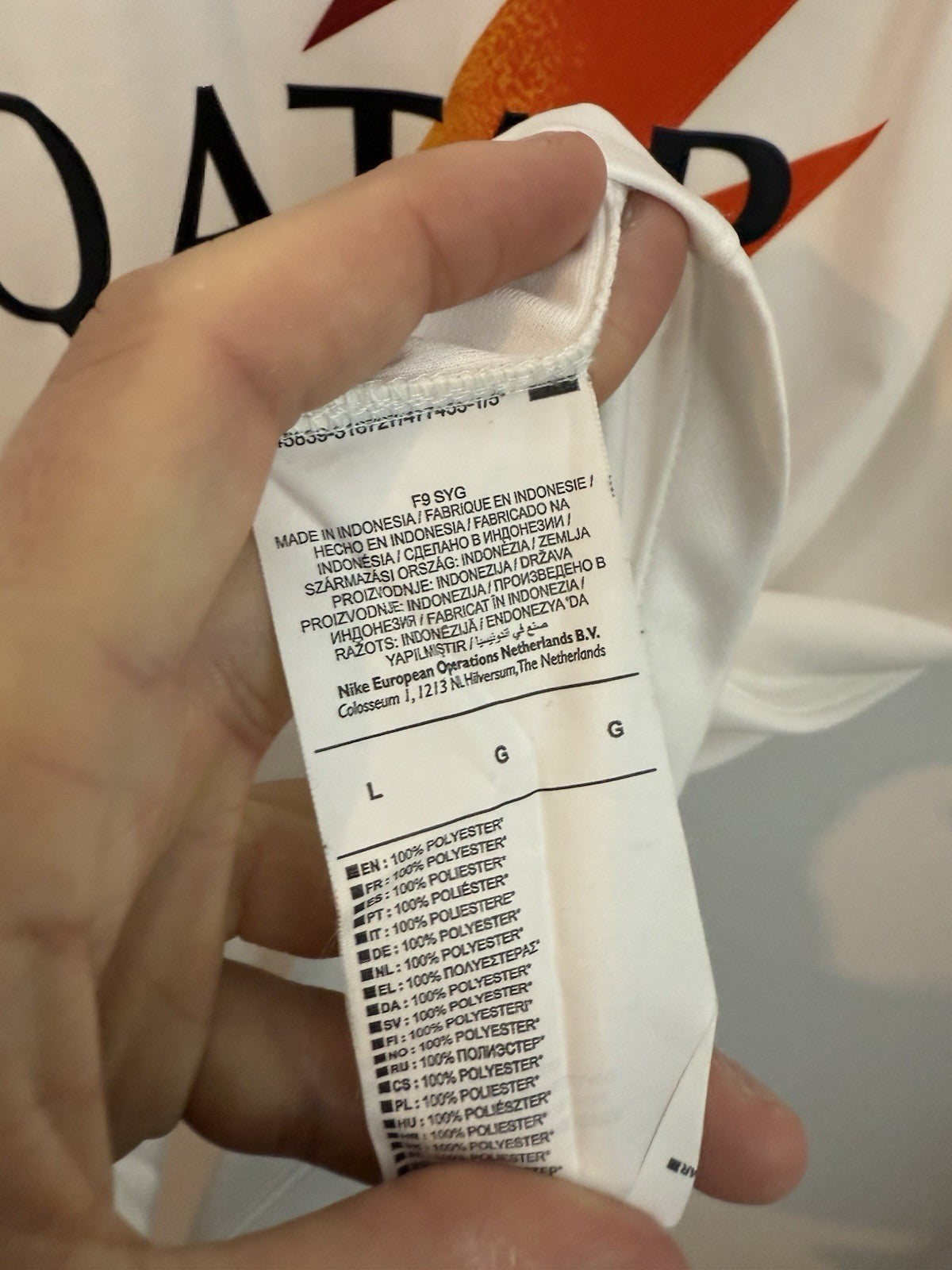 AS Roma Mkhitaryan #77 2019/20 Large Away Shirt Excellent Condition AJ5558-100